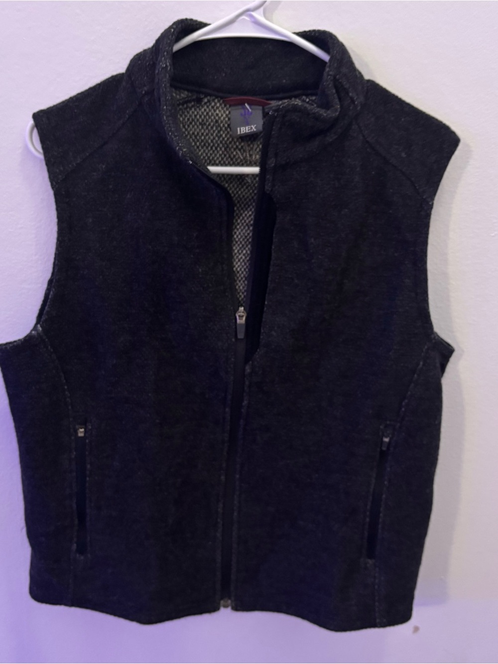 IBEX Women's Wool Vest Size Large